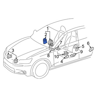 Lexus OE - Steering Wheel Position Sensor