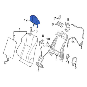 Lexus OE - Front Right Headrest