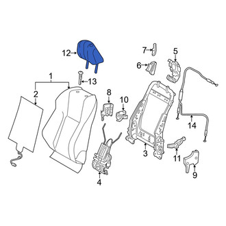 Lexus OE - Front Left Headrest