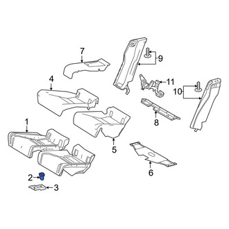 Lexus OE - Seat Cushion Clip