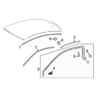 Lexus OE - Door Seal Clip