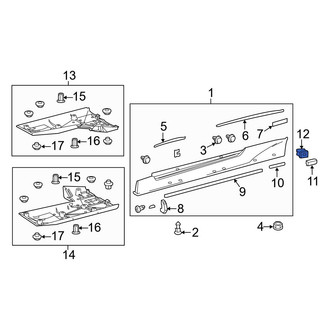 Lexus OE - Rocker Panel Molding Grommet