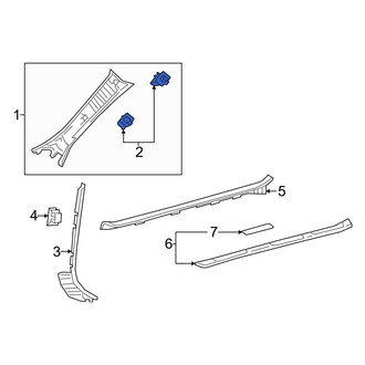 Lexus OE - Body A-Pillar Trim Panel Clip