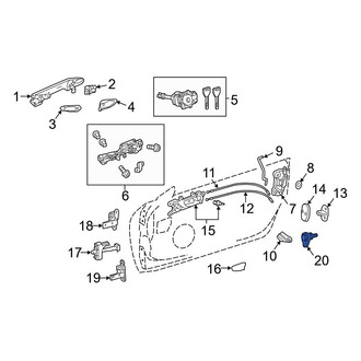 Lexus OE - Front Door Jamb Switch
