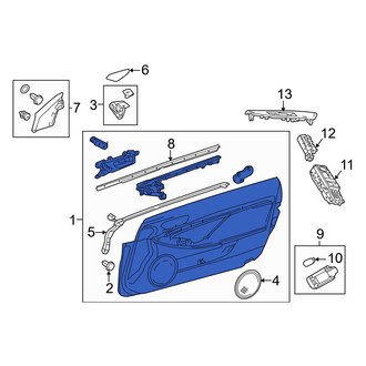 Lexus OE - Front Left Inner Door Interior Trim Panel