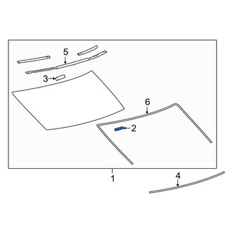 Lexus OE - Front Windshield Stopper