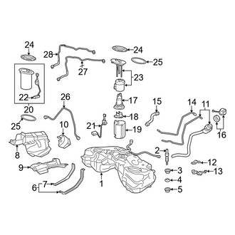 Lexus OE - Fuel System Components