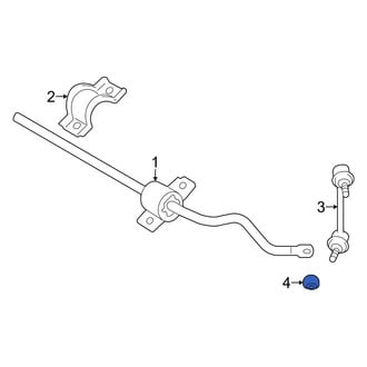 Lexus OE - Front Suspension Stabilizer Bar Link Nut
