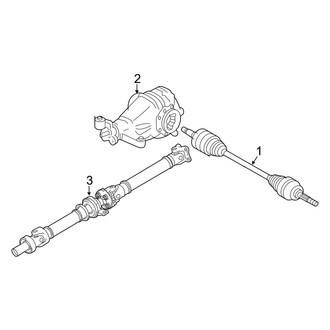 Lexus OE - Rear Suspension - Axle & Differential (Base)