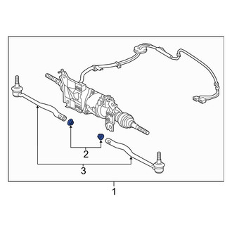 Lexus OE - Steering Tie Rod Nut