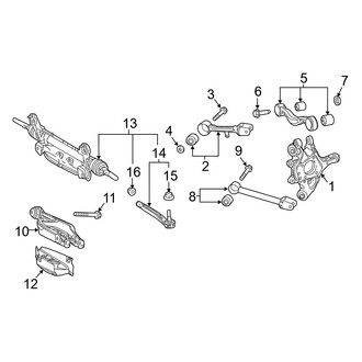 Lexus OE - Rear Suspension - Suspension Components