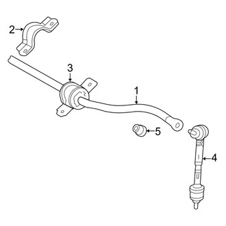 Lexus OE - Rear Suspension - Stabilizer Bar & Components