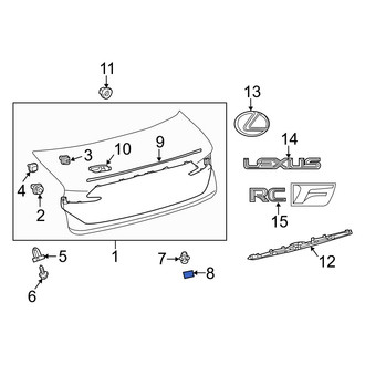 Lexus OE - Liftgate Insulator