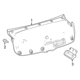 Lexus OE - Trunk Lid - Interior Trim