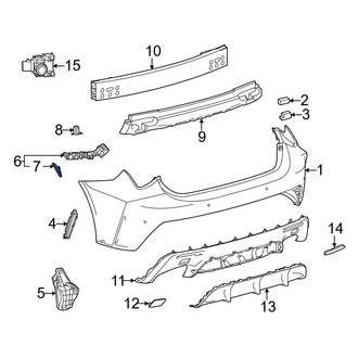 Lexus OE - Rear Left Mud Guard