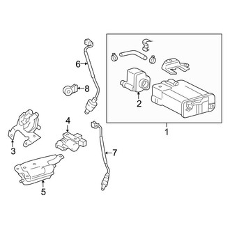 Lexus OE - Emission System - Emission Components (5.0L)