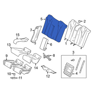 Lexus OE - Rear Seat Back Cushion Cover