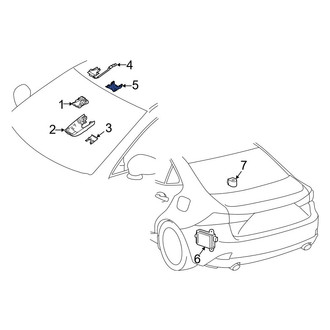 Lexus OE - Lane Departure System Camera Bracket