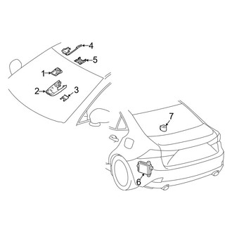 Lexus OE - Electrical Components (Lane Keep Assist)
