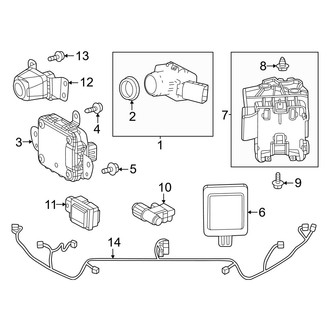 Lexus OE - Front Bumper & Grille - Electrical Components