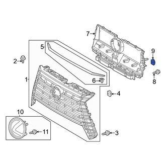 Lexus OE - Grille Nut