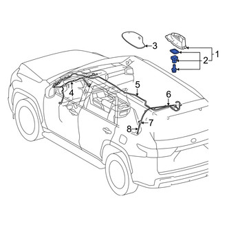 Lexus OE - Radio Antenna Base