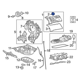 Lexus OE - Engine Valve Cover Washer Seal