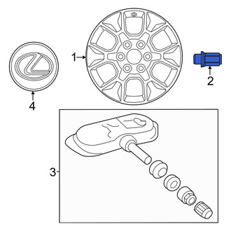 Lexus OE - Wheel Lug Nut