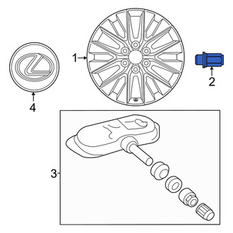 Lexus OE - Wheel Lug Nut