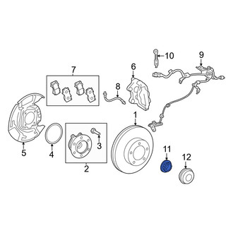 Lexus OE - Front CV Joint Nut