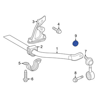 Lexus OE - Front Suspension Stabilizer Bar Link Nut