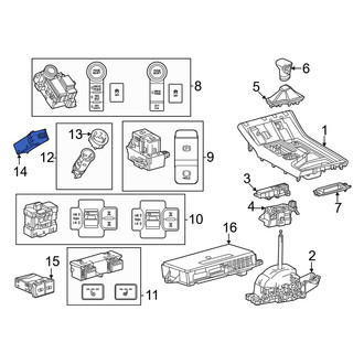 Lexus OE - Front 12 Volt Accessory Power Outlet