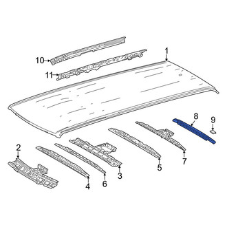 Lexus OE - Rear Roof Header Panel