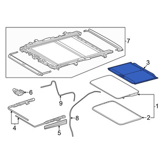 Lexus OE - Sunroof Cover
