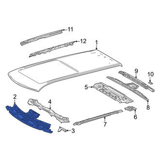Lexus OE - Front Left Roof Header Panel