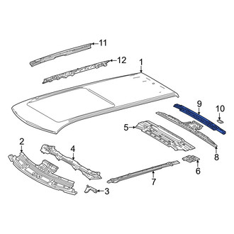 Lexus OE - Rear Roof Header Panel