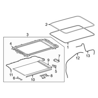 Lexus OE - Sunroof Frame