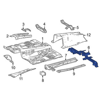 Lexus OE - Front Floor Pan Reinforcement