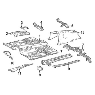 Lexus OE - Pillars, Rocker & Floor - Floor