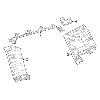 Lexus OE - Quarter Panel - Interior Trim (Upper Section)