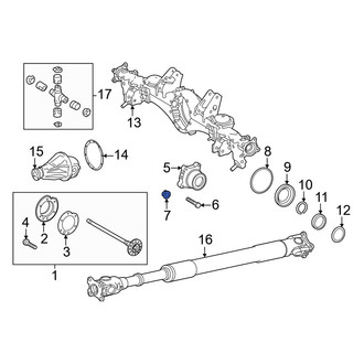 Lexus OE - Front CV Joint Nut