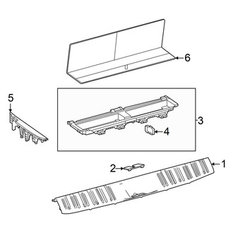 Lexus OE - Rear Body & Floor - Interior Trim (With 3rd Row Seat)