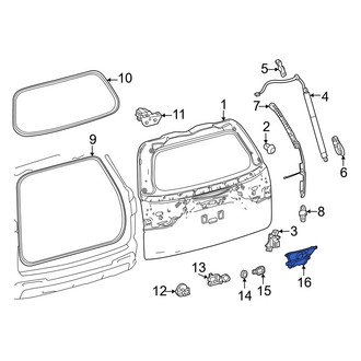 Lexus OE - Tailgate Gap Cover