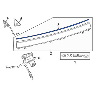 Lexus OE - Rear Liftgate Finish Panel