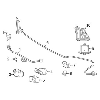 Lexus OE - Front Bumper & Grille - Electrical Components