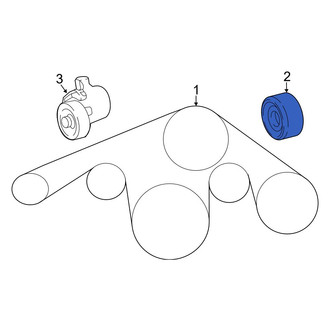Lexus OE - Accessory Drive Belt Idler Pulley