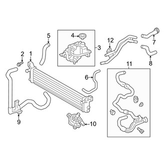 Lexus OE - Inverter Cooling Components (Hybrid)