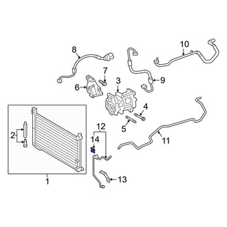 Lexus OE - A/C Refrigerant Pressure Sensor