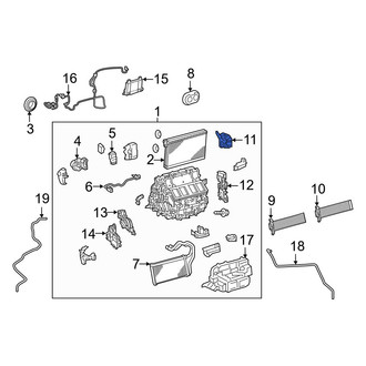 Lexus OE - Right HVAC Air Inlet Door Actuator