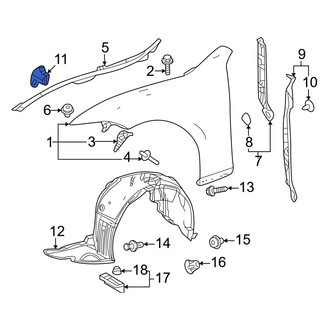 Lexus OE - Front Right Fender Seal